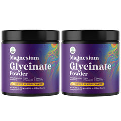 Natures Craft high absorption magnesium glycinate powder in a bottle for daily use and relaxation.