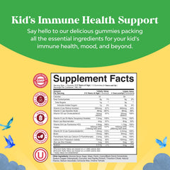 Natures Craft Kids Multivitamin Packaging Front highlighting gelatin-free formula.