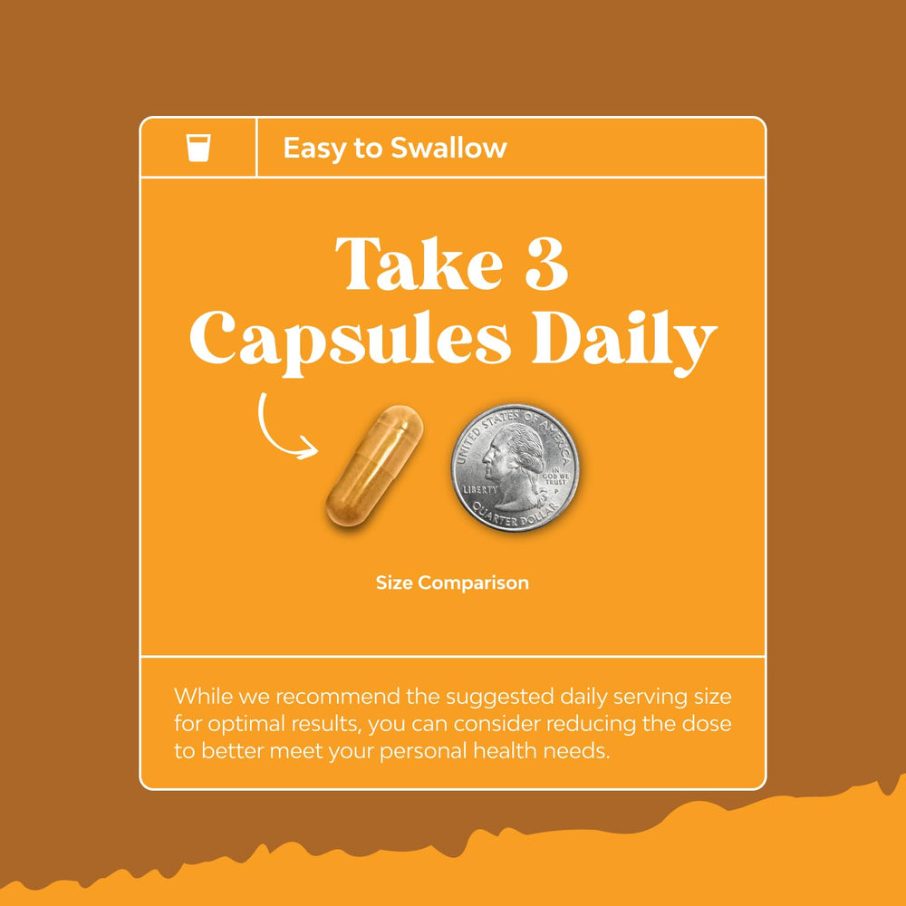 Natures Craft turmeric supplement label design communicates quality