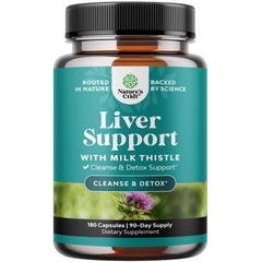 Natures Craft Liver Cleanse bottle front with compact capsules for daily liver support