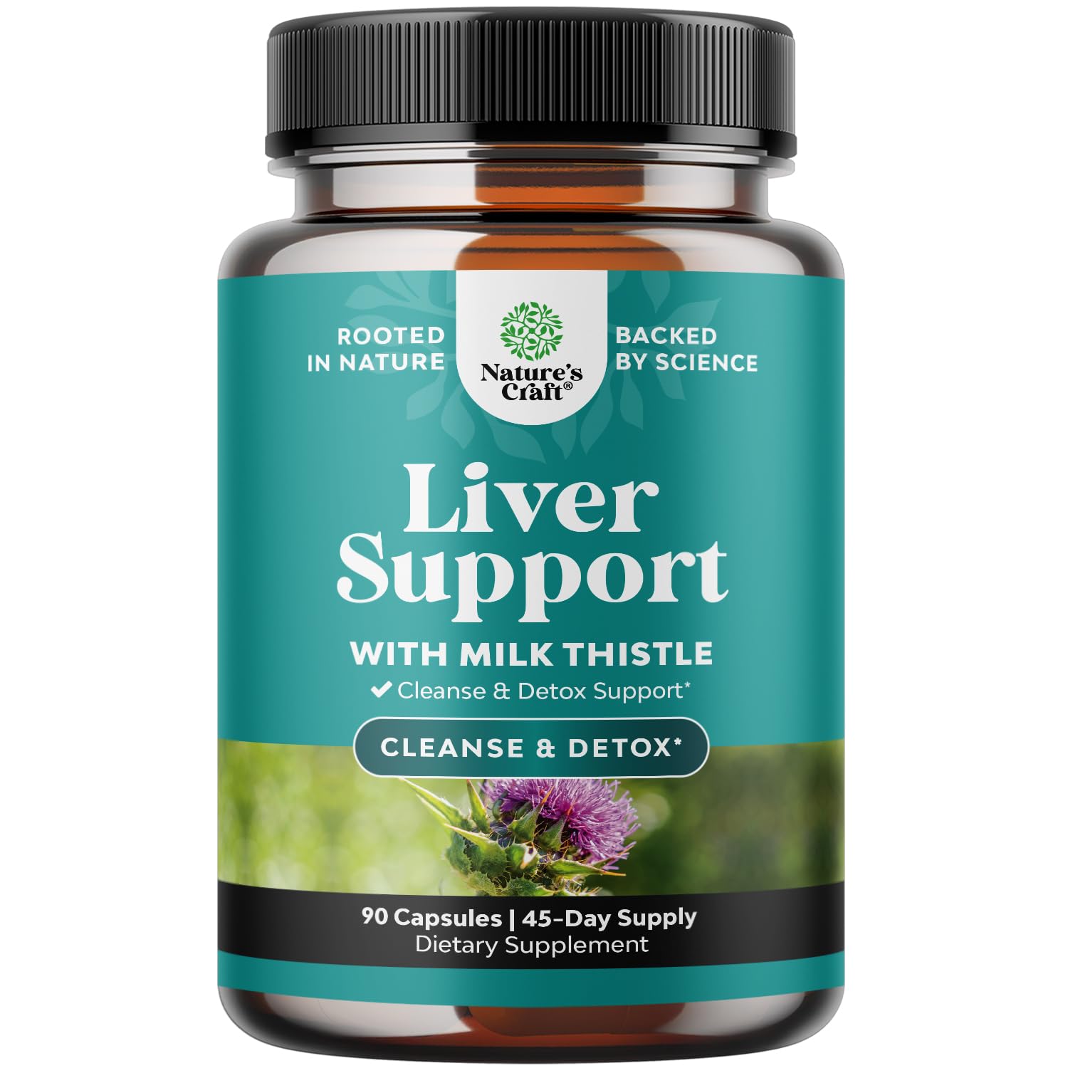 Natures Craft Liver Cleanse bottle for daily liver support