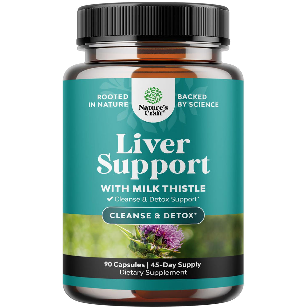 Natures Craft Liver Cleanse bottle for daily liver support