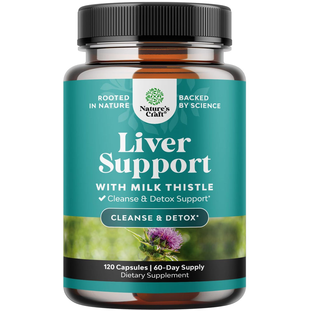Natures Craft Liver Cleanse bottle for daily detox support.