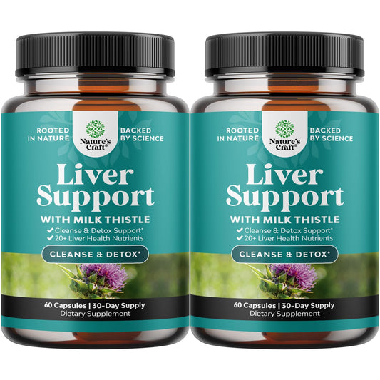 Natures Craft Liver Cleanse bottle promotes daily liver support.
