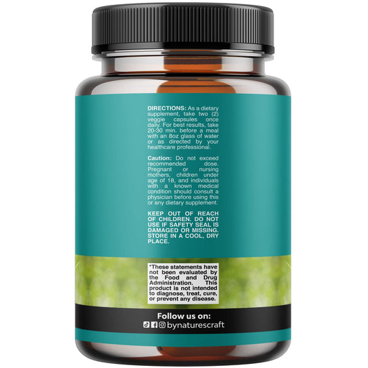 Natures Craft Liver Cleanse capsules ready for convenient supplementation.