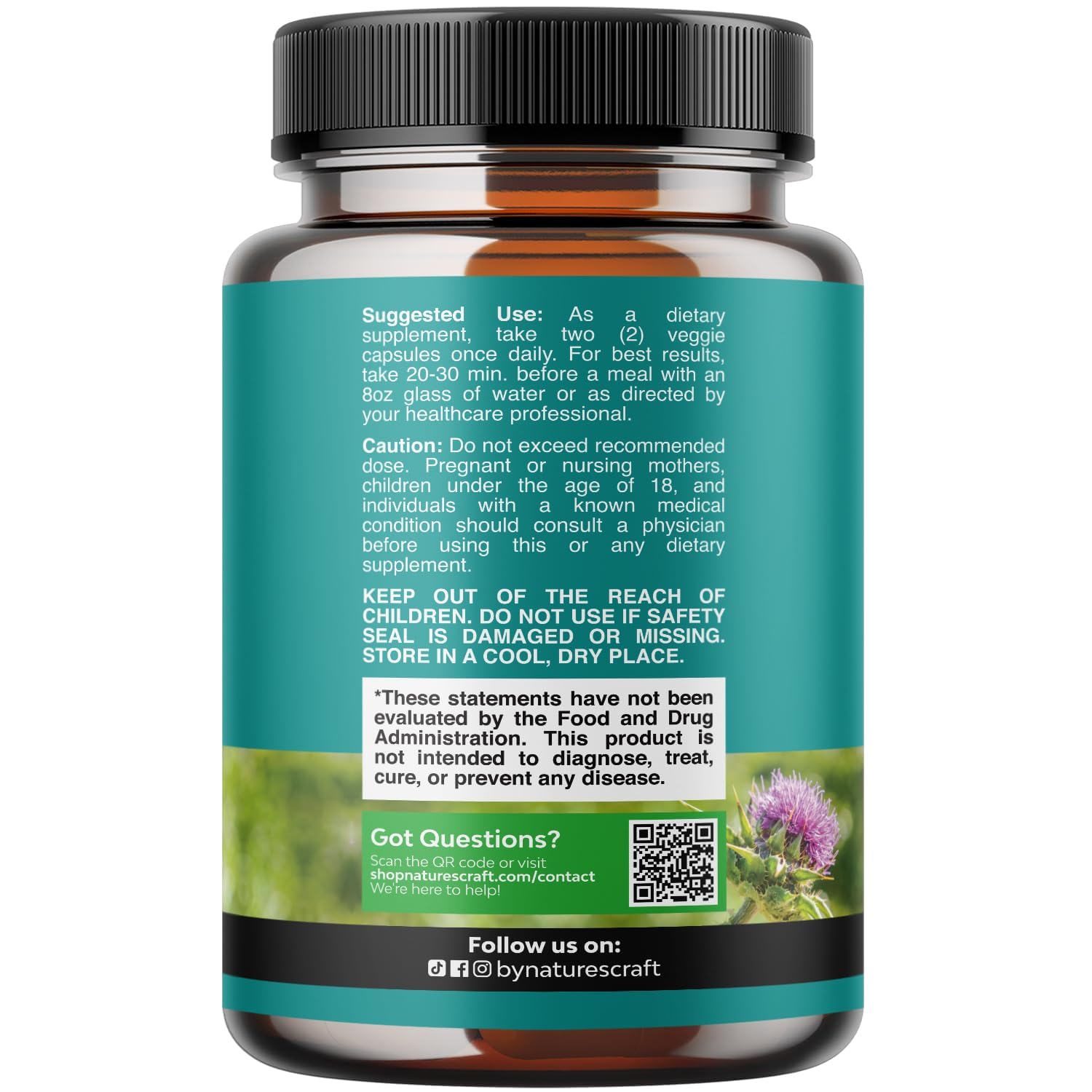 Close-up of Liver Cleanse label highlighting a clean formula.