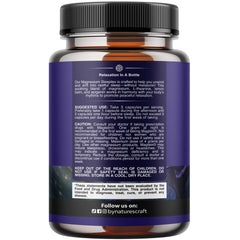 Close-up of Natures Craft sleep label highlights Magtein L-Threonate.