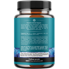 Natures Craft Niacinamide 500mg label close-up shows dosage and branding