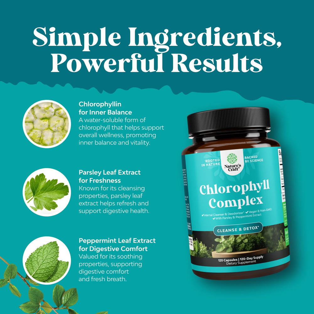 Natures Craft packaging front view highlights product name and detox support promise.