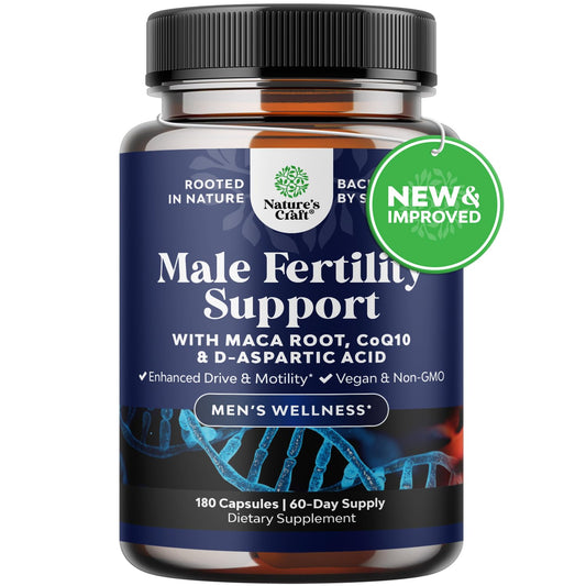 Natures Craft Pre Conceive bottle with capsules for daily reproductive health support