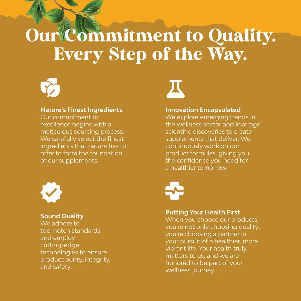 Natures Craft Pure Quercetin with Bromelain capsules in morning routine setup