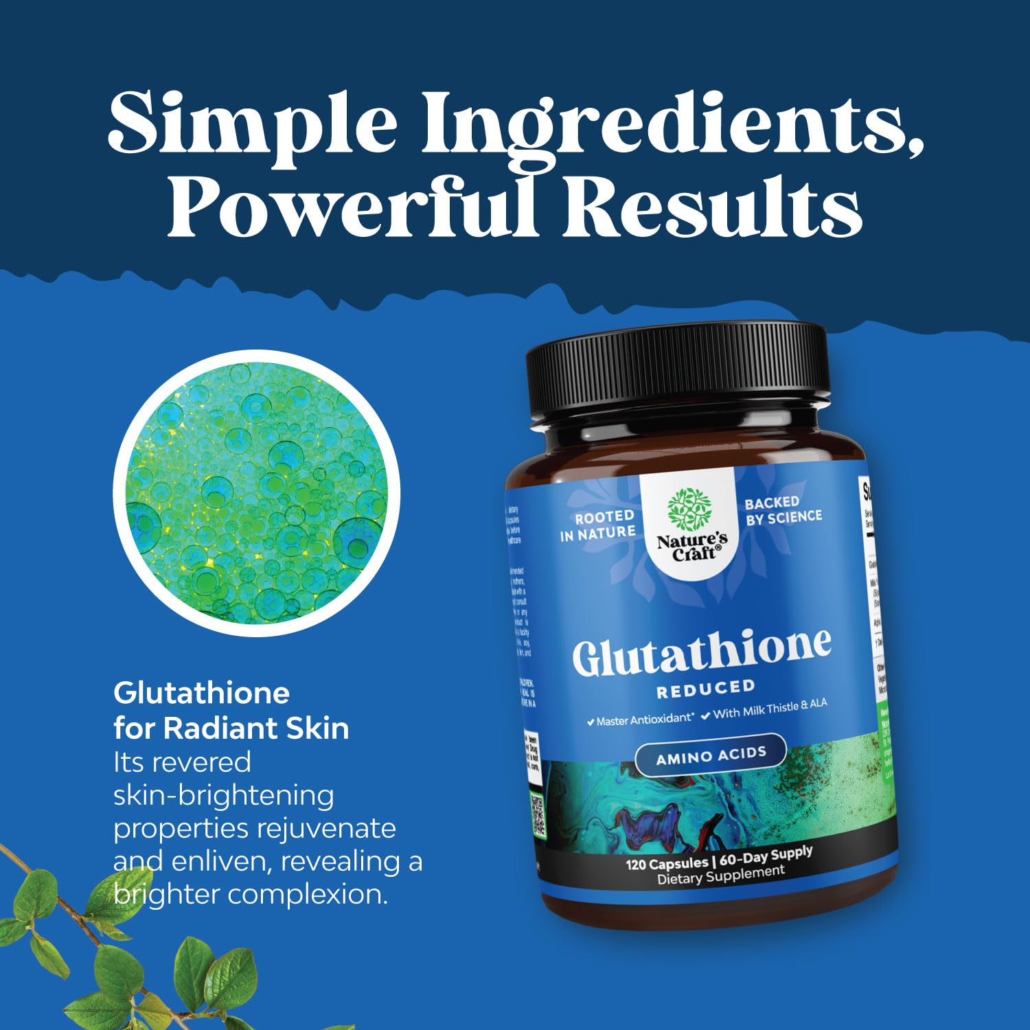 Natures Craft skin radiance focus may reveal a brighter complexion over time.