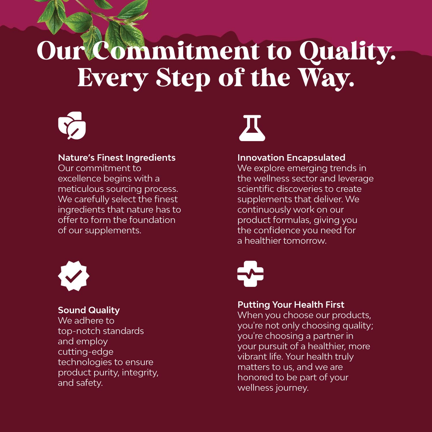 Nature's Craft USA-made label signaling local production quality.