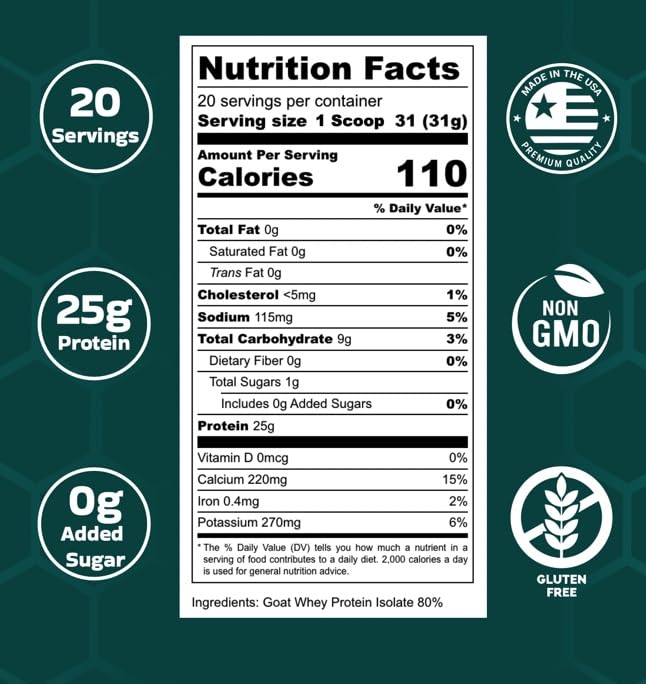 Nature's Diet unflavored goat whey shake with creamy texture