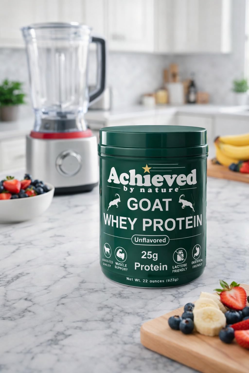 Unflavored Nature's Diet whey protein boosts any recipe without flavor change