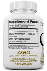 Chaga capsules pack ready for a three-month routine