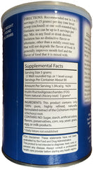 Nature's Formula Inulation powder close-up shows chicory root inulin texture for digestion