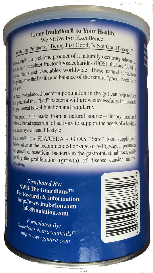 Nature's Formula Inulation scoop highlights easy measurement for mixing with drinks