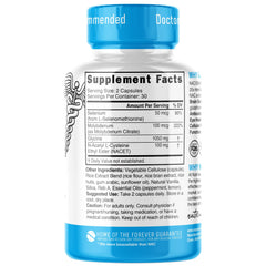 Nature's Fusions GlyNAC-ET dosing guide with clear intake