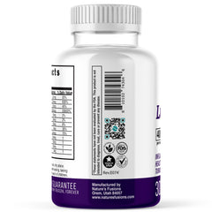 Nature's Fusions LupuEase bottle closeup emphasizing quality promise.