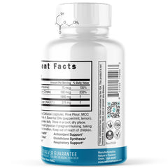 Label detail highlights NACET, Glycine, and daily dosage instructions.