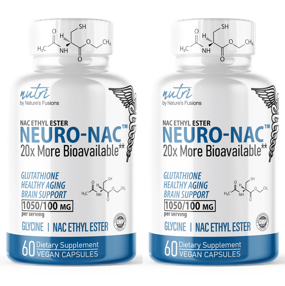 Nature's Fusions Neuro NACET bottle with capsules for easy daily use