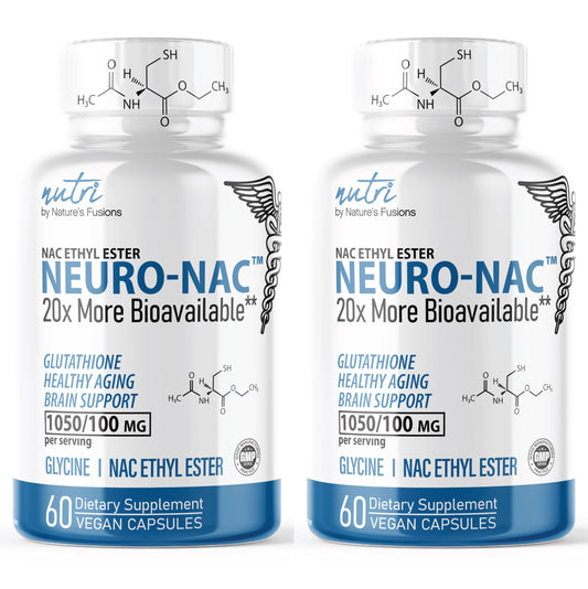 Nature's Fusions Neuro NACET bottle with capsules for easy daily use