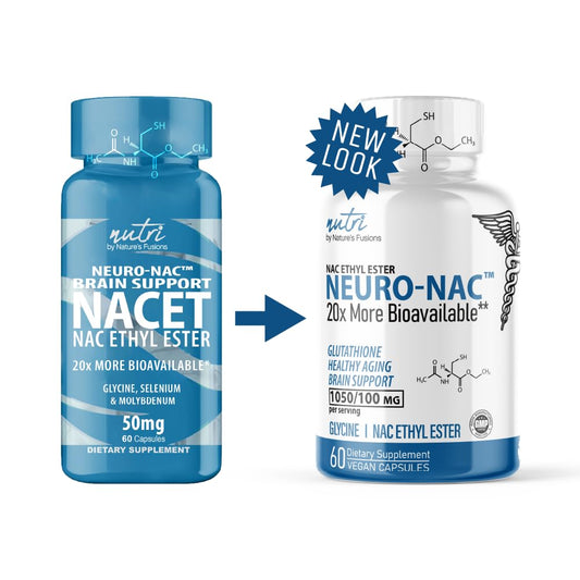 Nature's Fusions Neuro NACET capsules for brain-friendly daily supplementation
