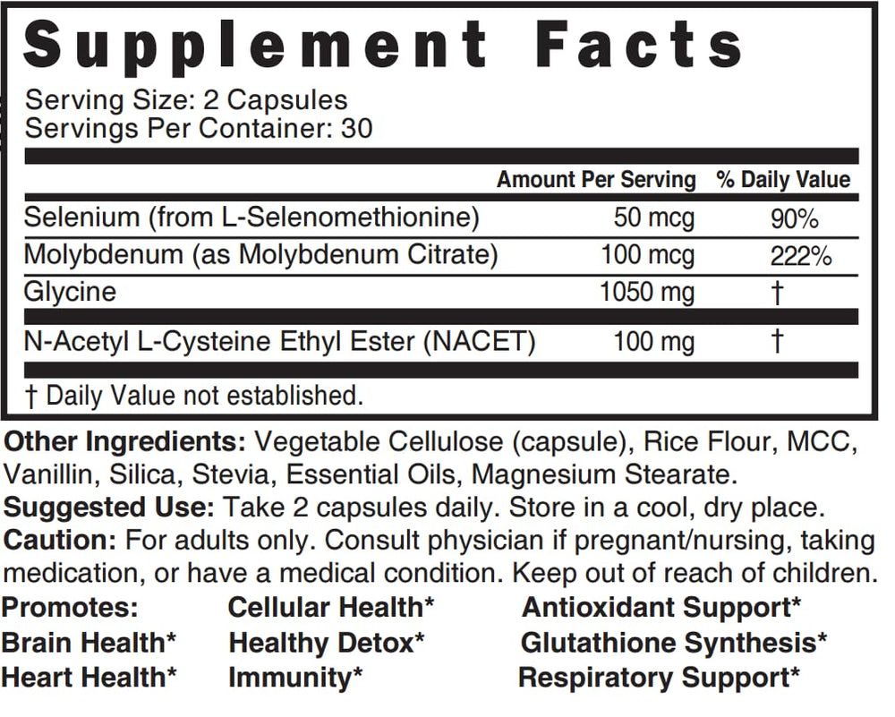 Nature's Fusions Neuro NACET third-party testing seal for quality