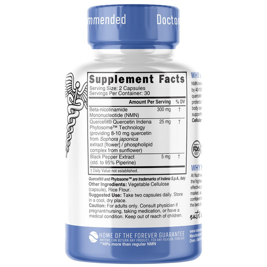 Nature's Fusions NMN 2-pack packaging shows value for daily vitality