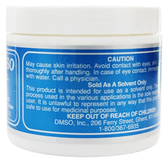 Nature's Gift DMSO 90% gel jar, transparent packaging showing product quality.