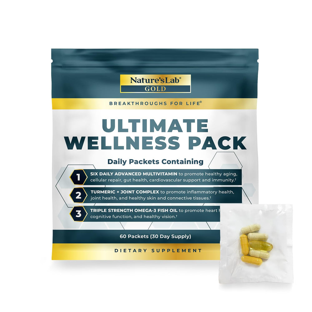 Nature's Lab Daily Packs packets on the go for busy days