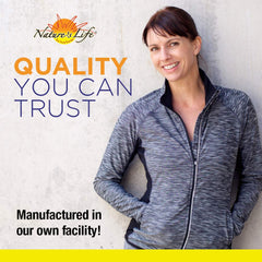 Nature's Life Mega Minerals bottle on a shelf for everyday wellness.