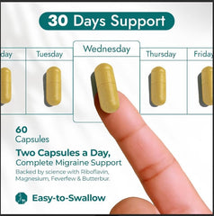 Nature's Nectar magnesium cap detail emphasizes minerals for overall wellness and daily support