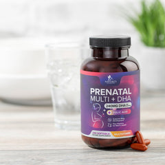 Nature's Nutrition pill organizer next to bottle for daily dosing
