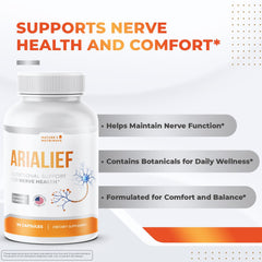 Arialief capsule close-up highlights natural ingredients for daily vitality