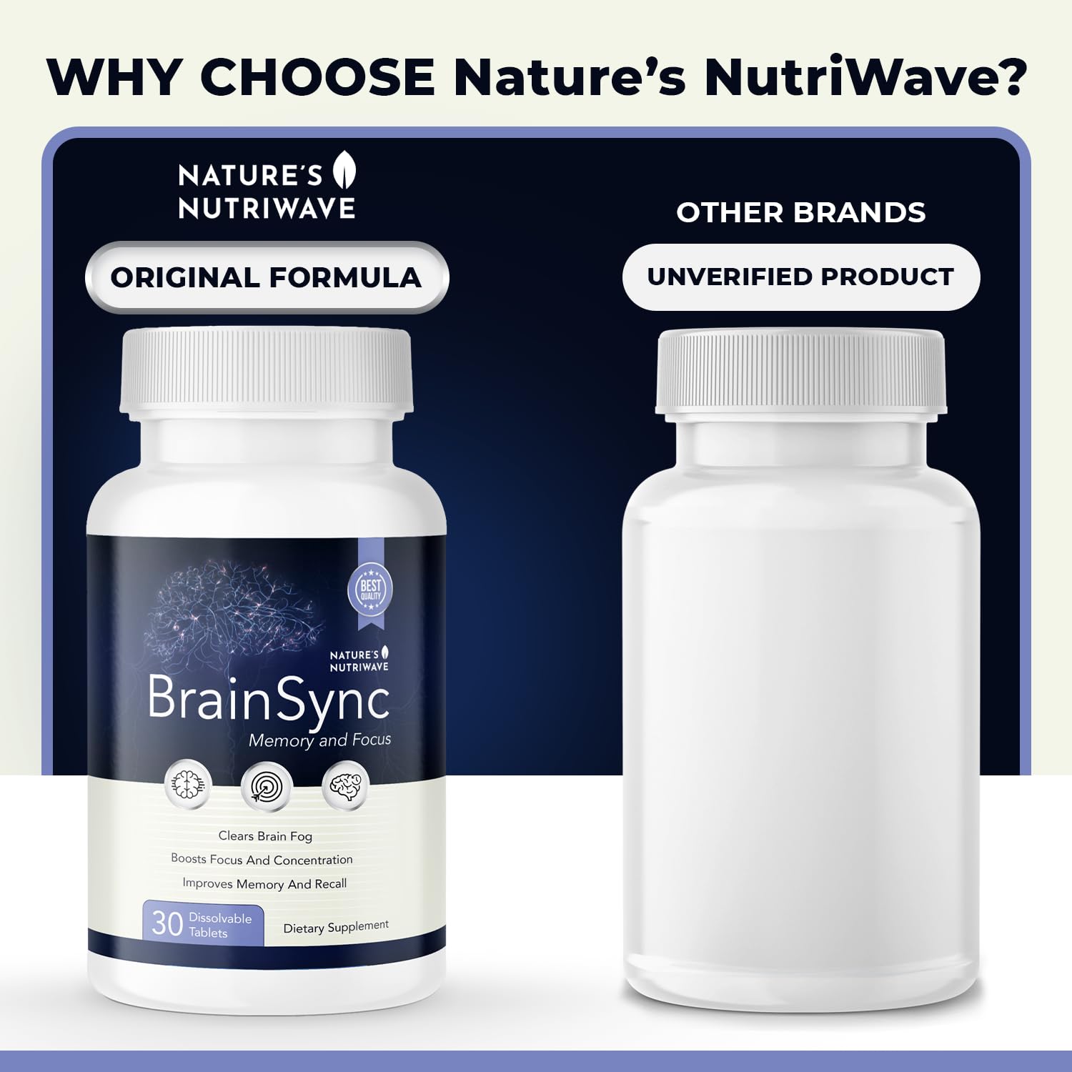 BrainSync made in USA in GMP facility for quality.