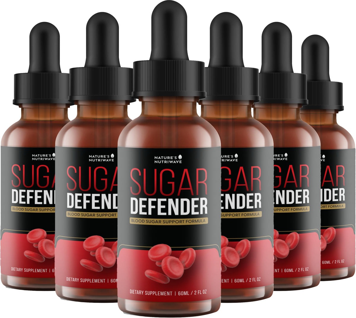 Nature’s NutriWave Defender Drops bottle showing plant-based formula for a simple daily routine.