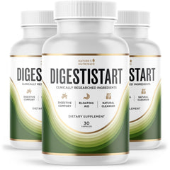 Nature's NutriWave DigestiStart bottle front for daily digestive support