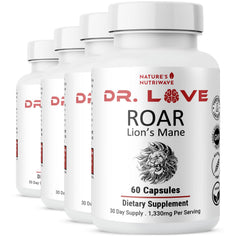 Nature’s NutriWave Dr Love Roar bottle with capsules supports daily focus naturally