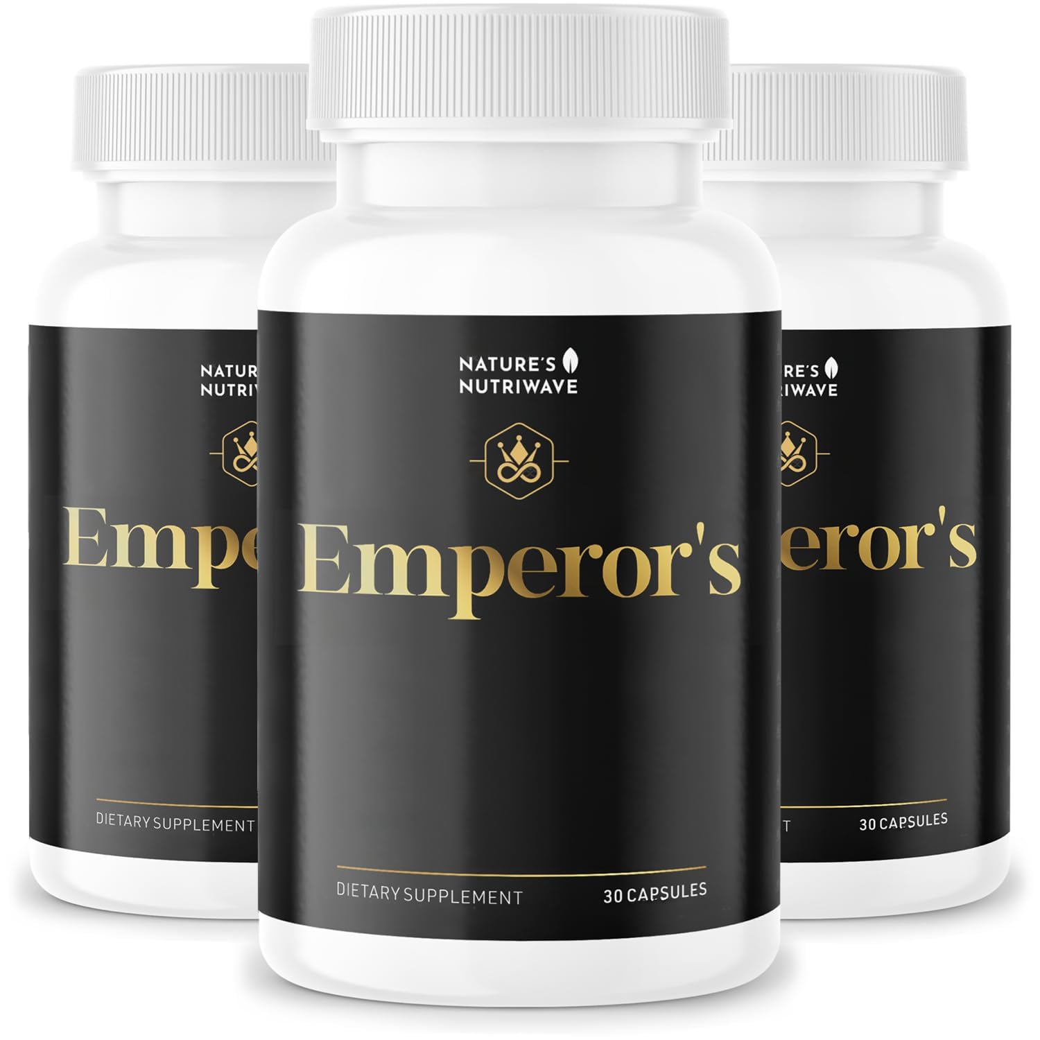 Sleek packaging showing Emperor’s Vigor Tonic 3-month supply
