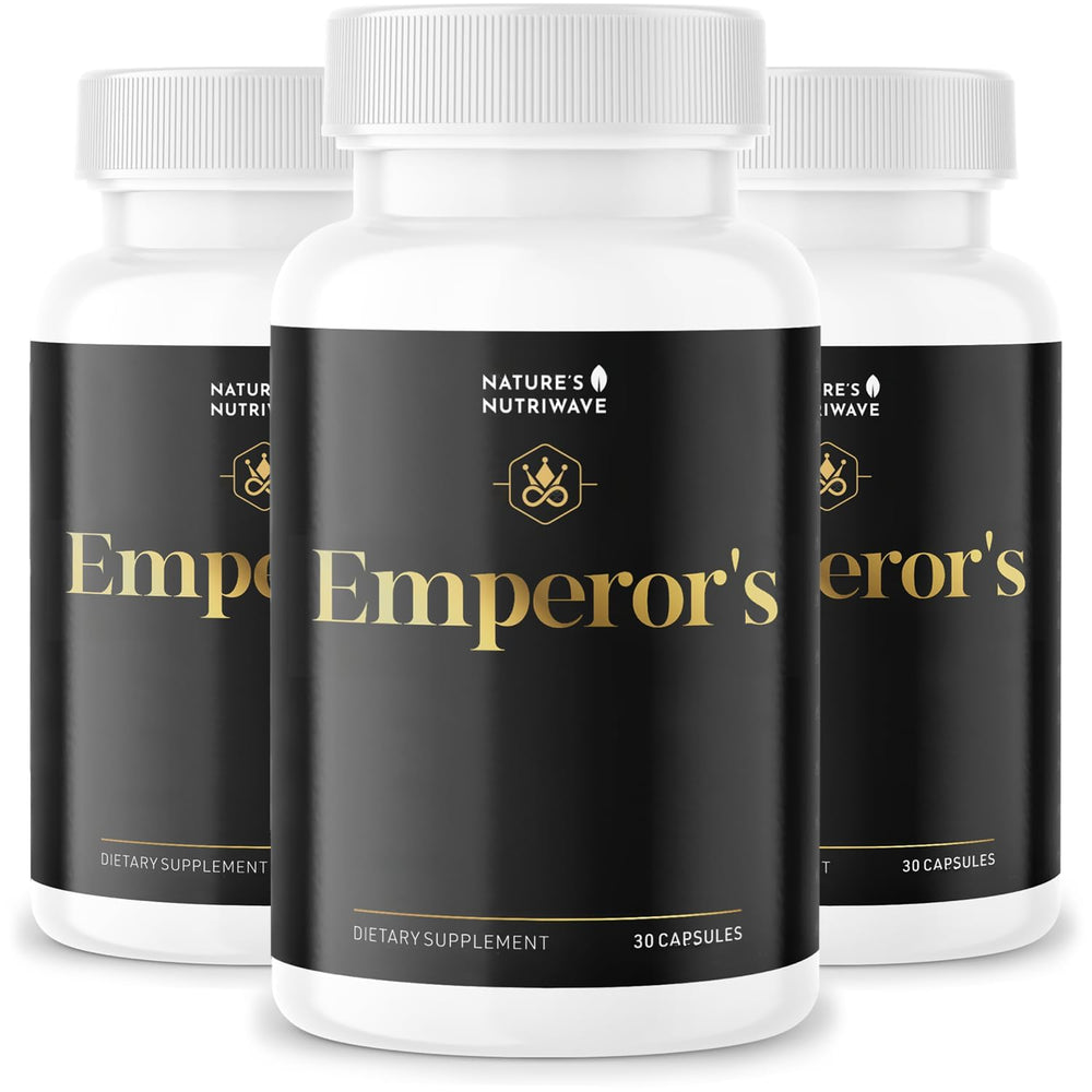 Sleek packaging showing Emperor’s Vigor Tonic 3-month supply