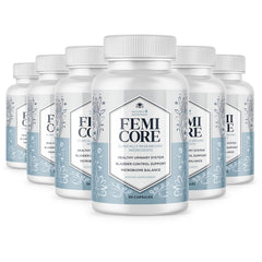 Nature’s NutriWave FemiCore bottle close-up for a simple daily wellness routine
