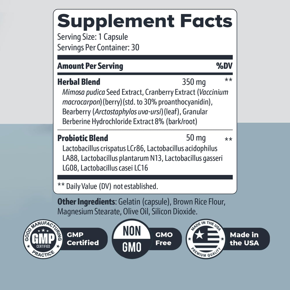 Nature’s NutriWave FemiCore packaging, GMP-certified USA-made label visible.