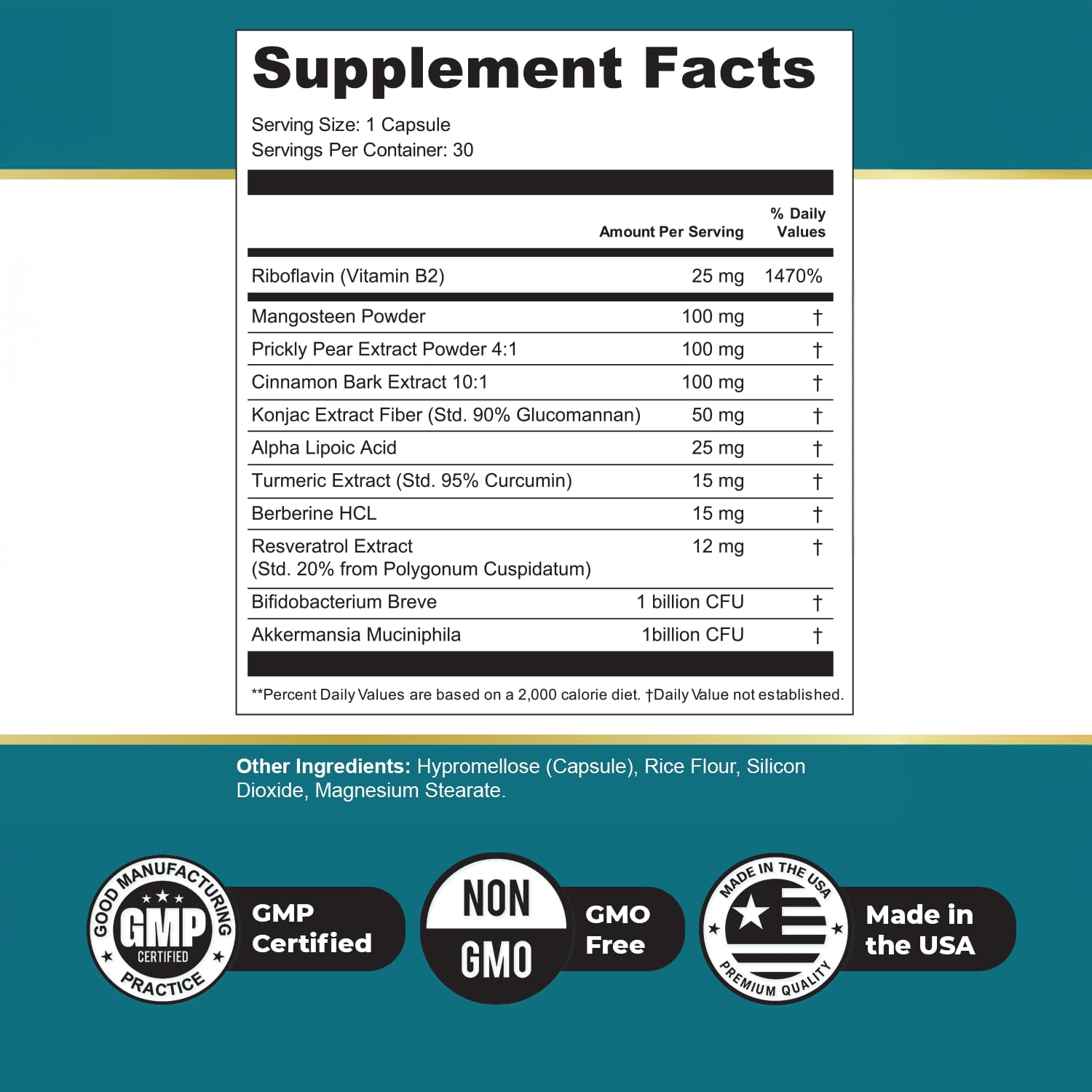 Nature’s NutriWave GLPro packaging shows 30 capsules for convenient dosing.