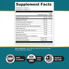 Nature’s NutriWave GLPro packaging shows 30 capsules for convenient dosing.