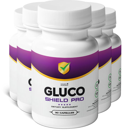 Nature's NutriWave GlucoShield Pro bottle for easy daily wellness routine.
