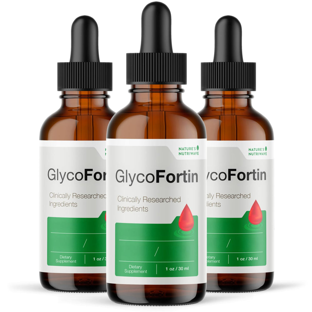 Nature’s NutriWave GlycoFortin Drop bottle for easy daily balance.