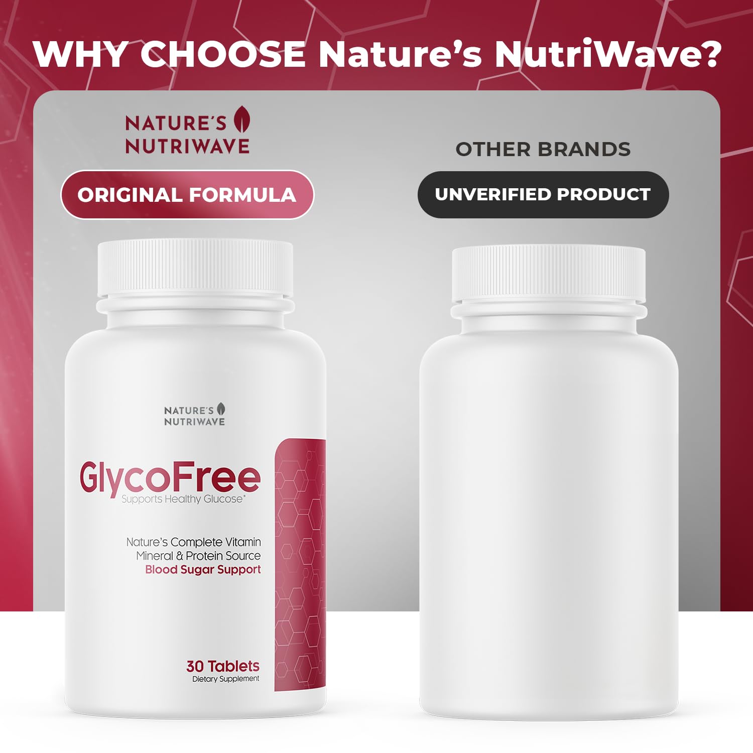 Nature’s NutriWave GlycoFree daily-use dosing supports routine wellness.