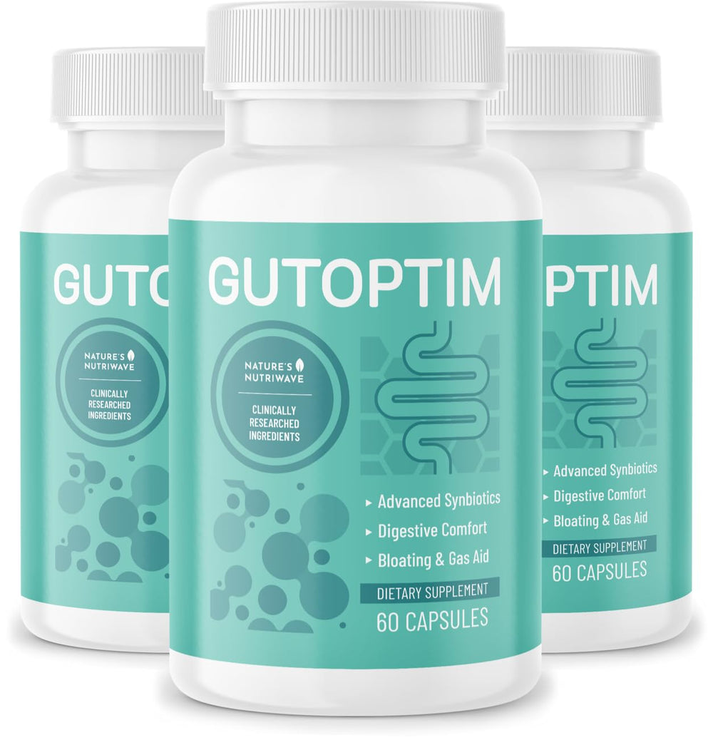 Nature’s NutriWave GutOptim bottle front for daily gut support